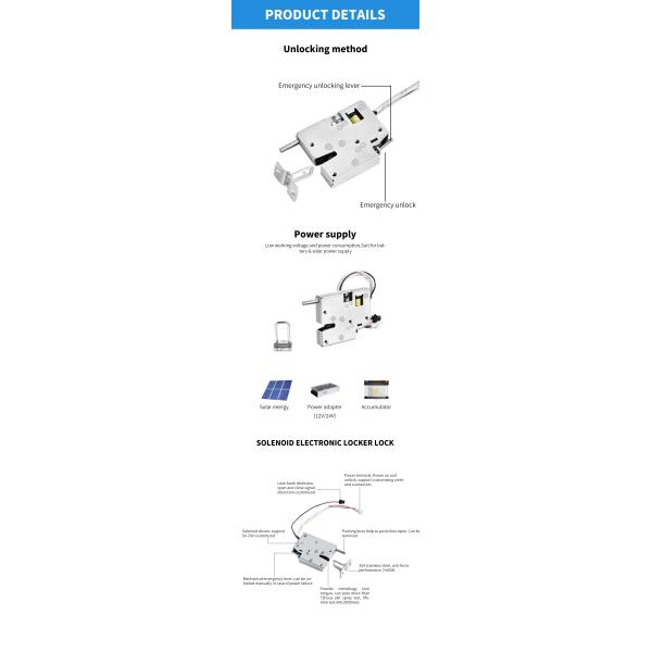 Password RFID Card Access Control Electromagnetic Lock With Working Life Of 50000 Times