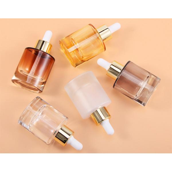 Empty Cosmetic 30ml Glass Essential Oil Bottle With Dropper