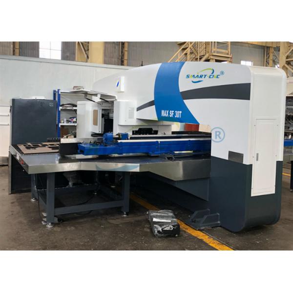 High Speed CNC Turret Punching Machine , CNC Hydraulic Turret Punch Press