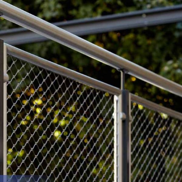 Mill Finish / Colored Finish SS Wire Rope Mesh Customized Stainless Cable Mesh