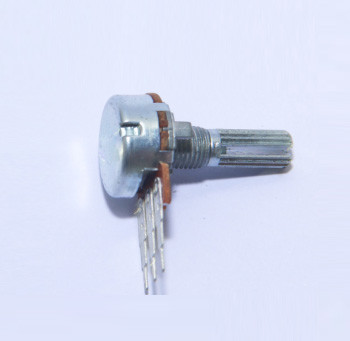 16mm rotary potentiometer with metal shaft, guitar potentiometer, carbon
