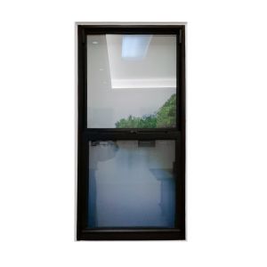 Buy cheap Vertical 48x36 Window Double Hung Bathroom Black With Tempered Glass product