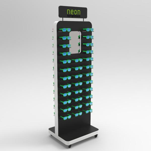 Retail Sunglasses Display Stand Metal Glasses Display Rack For Store