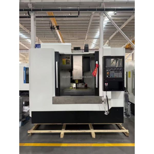 4 Axis Rotary Spindle VMC855 CNC Vertical Milling Machine Roller Guide BT40 Taper Belt Drive System