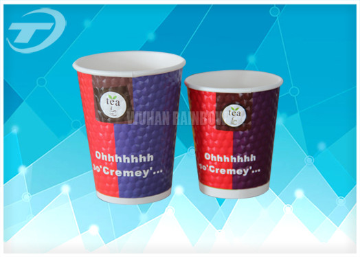 Double Wall 8oz -16oz Disposable Paper Tea Cup With Custom Printing