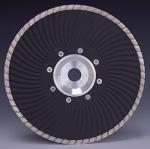 Marble granite Cutting Turbo Wave Diamond cutting Blades with Flange