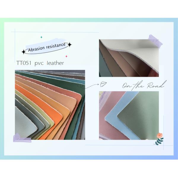 Anti Scratching Surface PVC Leather Material Stable Structure For Sofa Chairs TT051