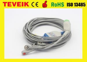 Buy cheap Medical Biolight Round 12pin 5 lead ECG Cable For M9500 Patient Monitor , TPU Materials product