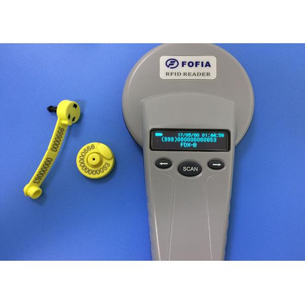 Livestock Management RFID Handheld Scanner / Reader For Animal Identification