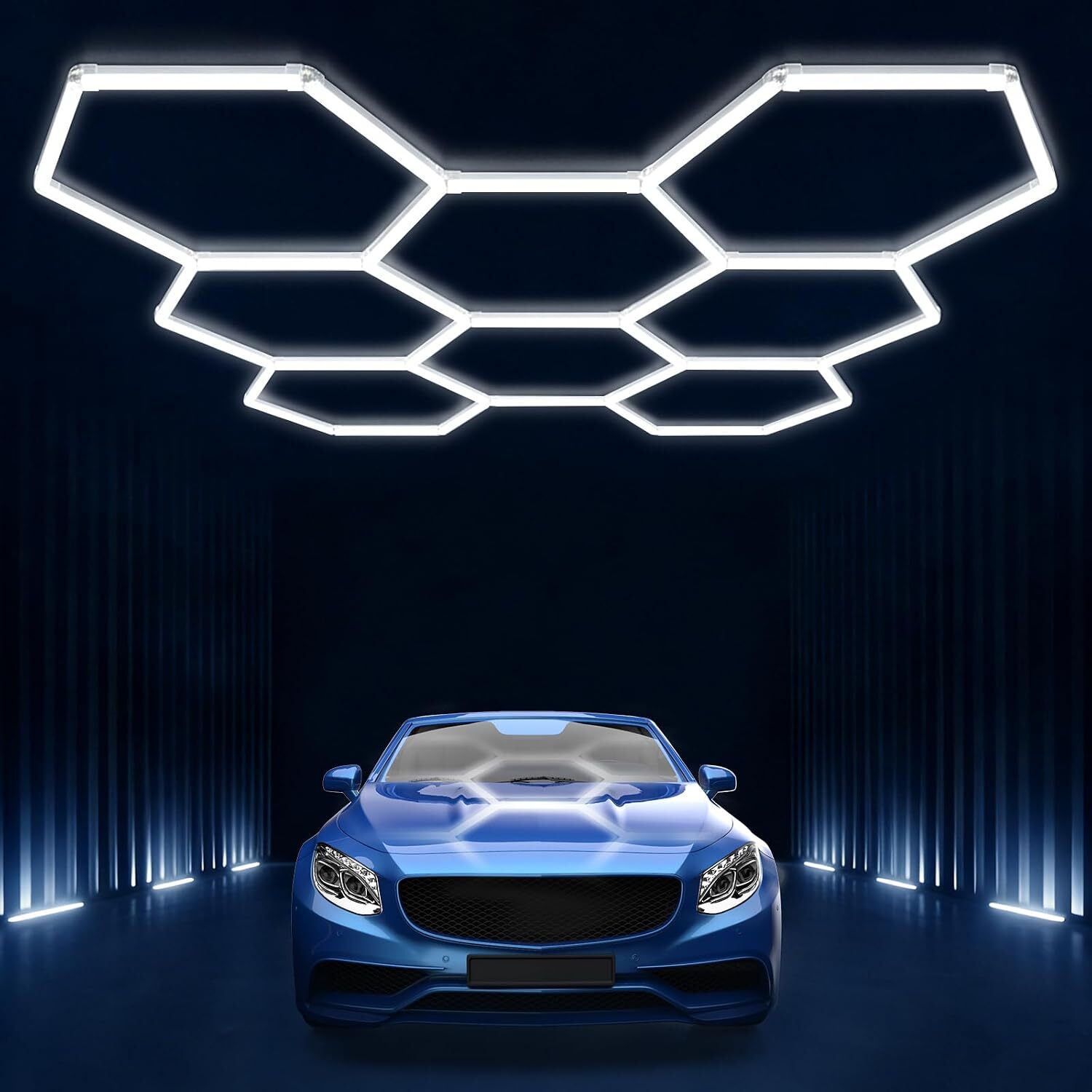 LED Hex Light Hexagon Panel Lighting System installation view