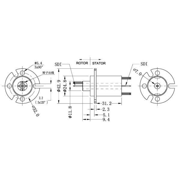 from slip ring design for high frequency