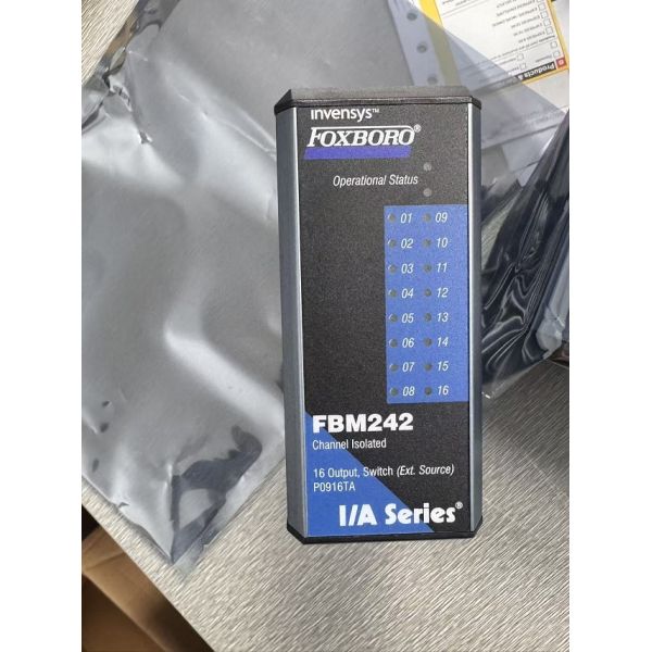 Foxboro FBM242 16-channel Discrete Output Module with 2A per Channel and Galvanic Isolation