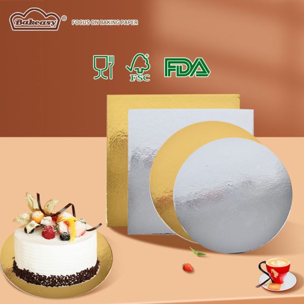 Disposable Round & Square Cake Cardboard Base Boards Cake drum