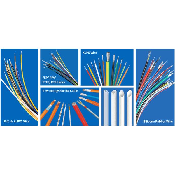UL1659 PTFE Wire Tefzel High Temperature Wire 600V 250°C with Tinned Copper Conductor for Industrial Power