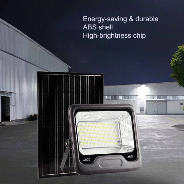 Solar flood light specifications diagram