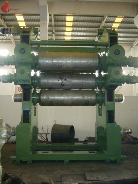 3 Roll Soft PVC Calender Machine Oil Heating wrapped by film and fixed in container