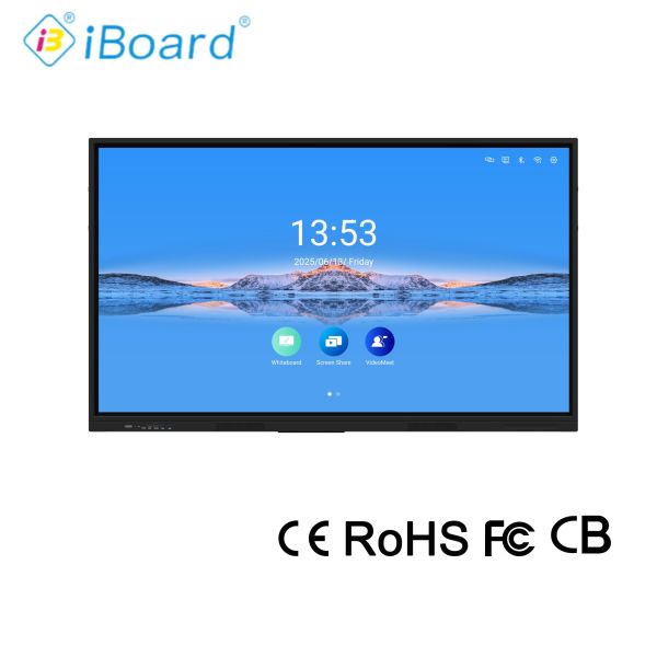 Interactive Infrared Touch 65 Inch 4K UHD Multi-Touch Interactive Touch Screen Monitor with AI Function Android 14 4+32G or 8+128G