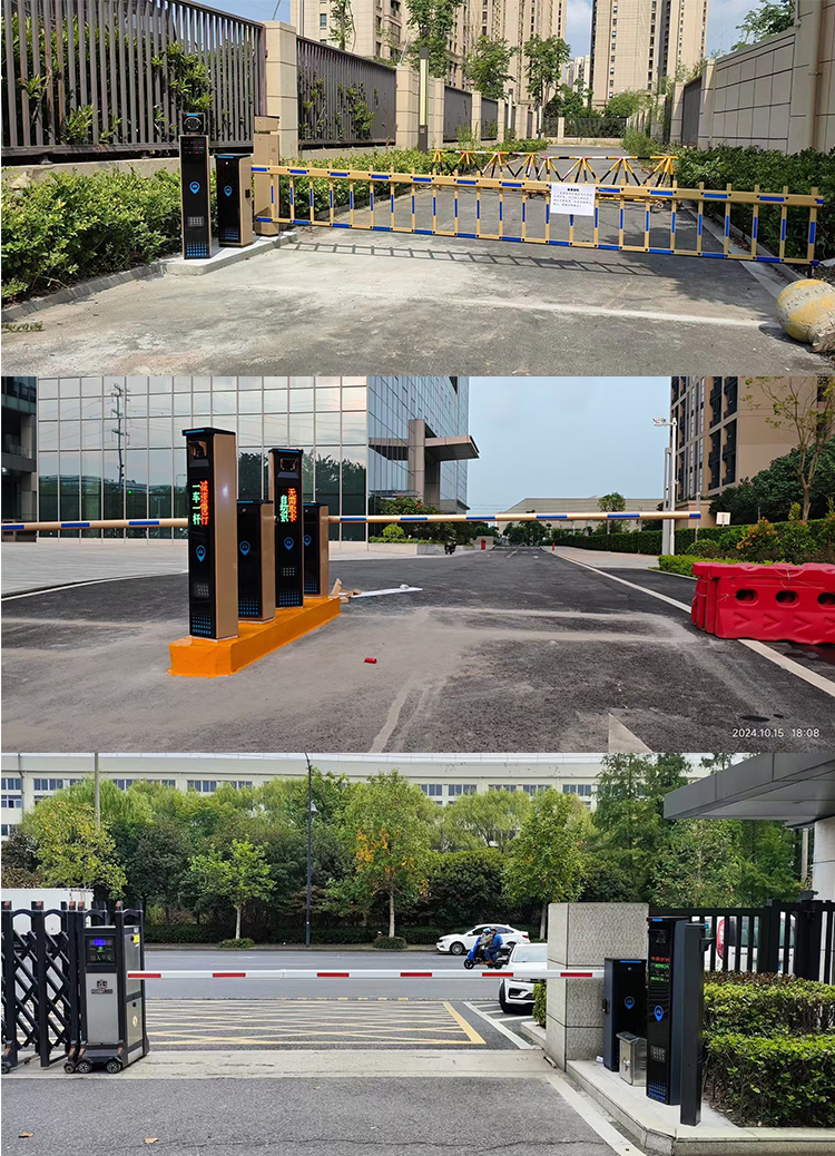 Integrated License Plate Recognition / Traffic Barrier Gate System For Intelligent Parking Solutions