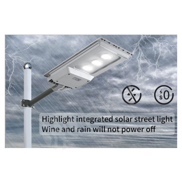 300W Solar LED Outdoor Lamp Integrated Street Lights Waterproof With Motion Sensor