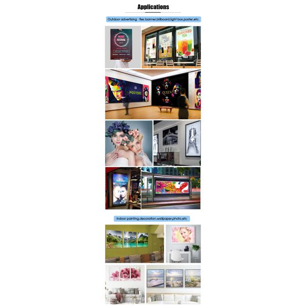 Eco Solvent Printer with Xp600 Printhead for CMYK Flex Banner Indoor Outdoor Advertising Printing Machine