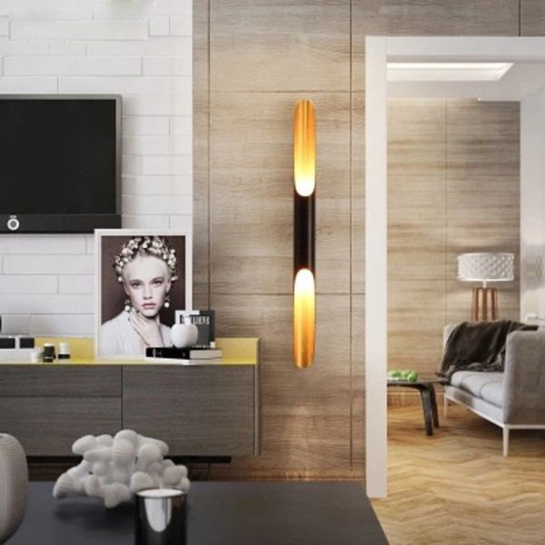 Creative Bamboo Shaped Personality Bar Wall Lamp Cafe Dinning Room Bedroom Coltrane Wall Sconce (WH-OR-201)