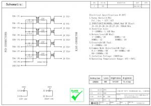 Buy cheap HFJT1-1G01-L11RL RJ45 With Integrated Magnetics1x1 Tab-Up Gigabit FastJack product