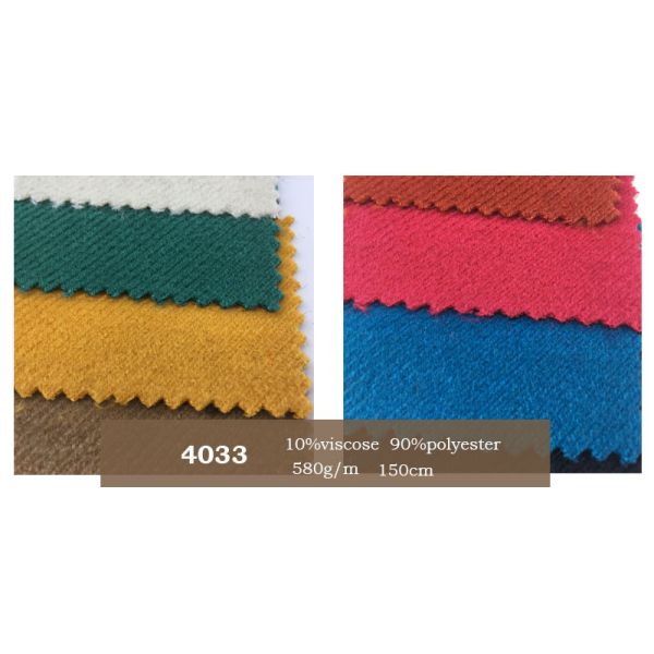 Customization White Polyester Tweed Wool Fabric 57 inch Double Sided