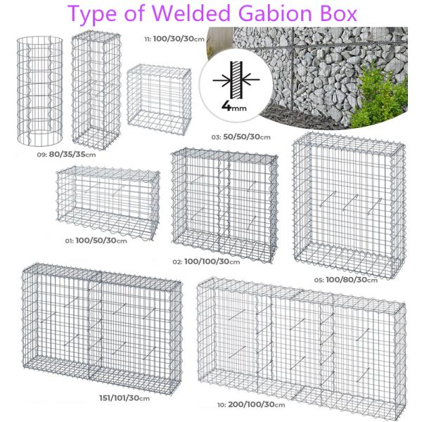 Practical Gabion Retaining Wall with Cover Stable Gridwall Panels Gabion Basket