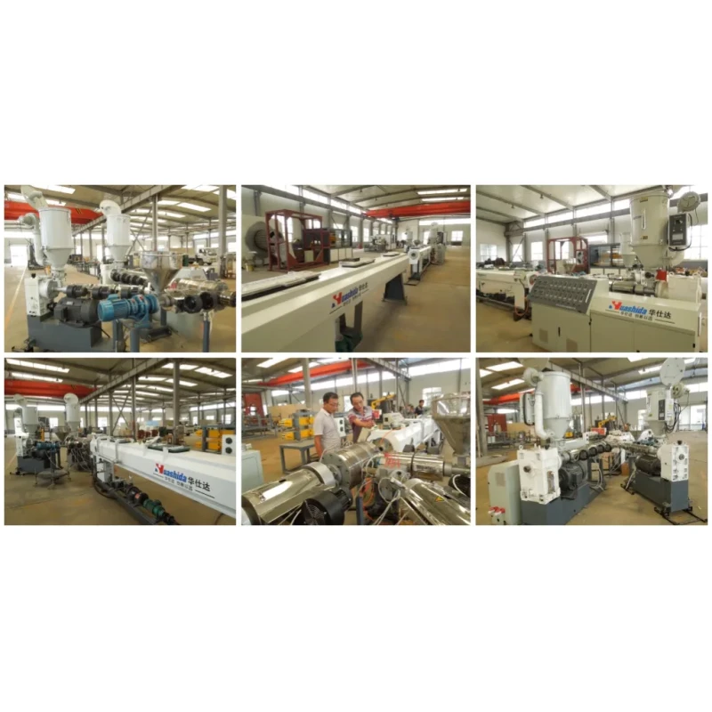 Automatic HDPE Solid Wall Pressure Pipe Extrusion Line for Water Supply