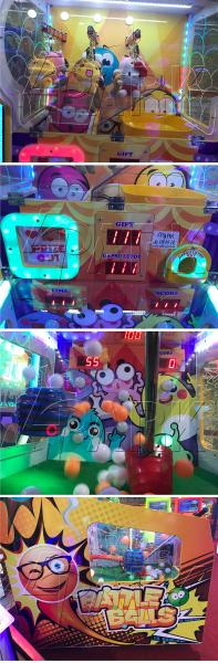 Ticket Redemption Games Battle Balls coin operated arcade kids classic game machine carnival themed