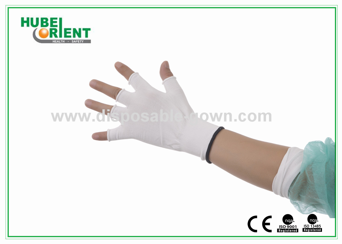 Buy cheap 100% Soft Nylon Disposable Half Gloves For Women Anti Vibration from wholesalers