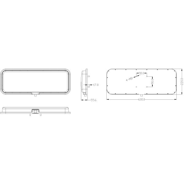 902~928MHz UHF Linear RFID Antenna Gain 12dBic For Vehicle Management