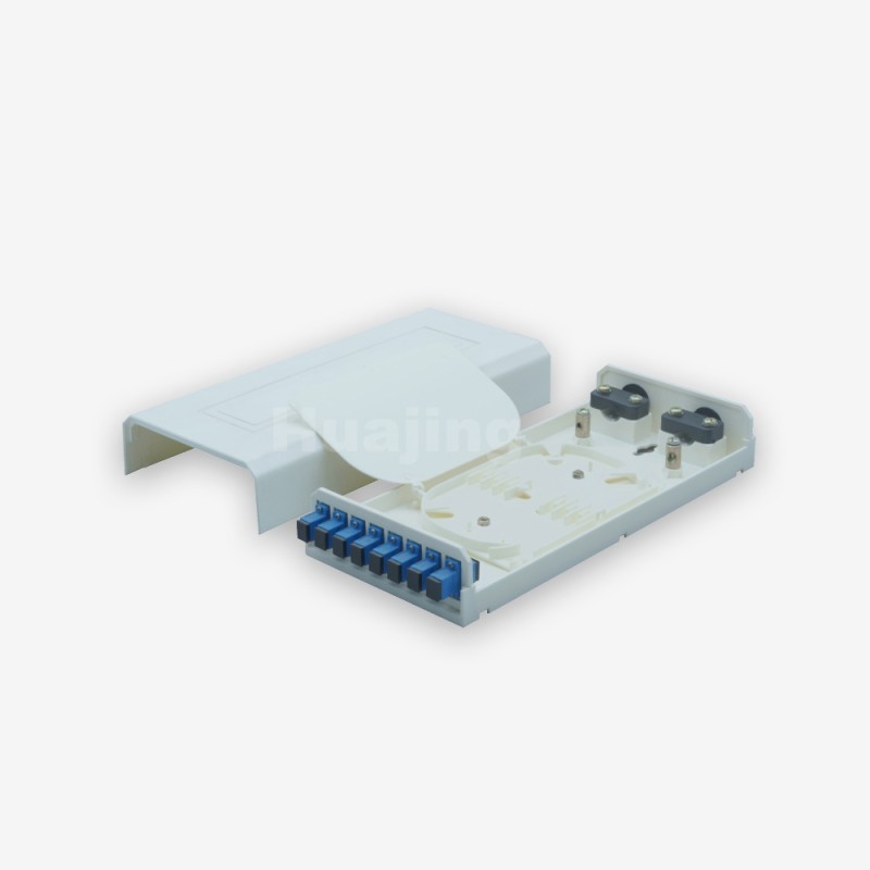 ABS Wall Mounted Fibre Termination Box Supporting 24 Cores Capacity