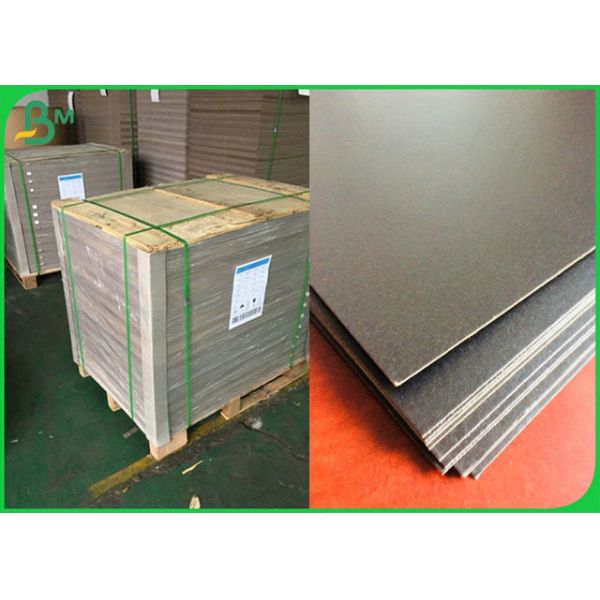 800GSM 1.2mm Both Side Coated Black Color Paper Board For Making High - End Gift Box