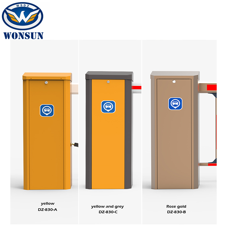 Parking Access Control Barrier Gate 24V DC Brushless Motor Fast Speed