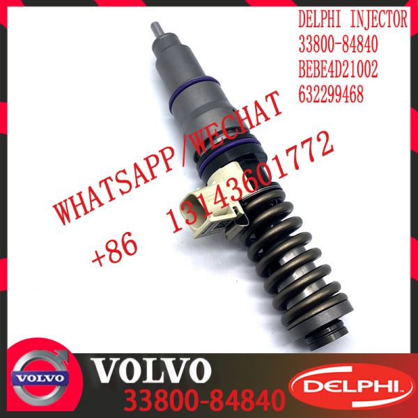 Diesel Engine Fuel injector 63229468 33800-84840 BEBE4D21002 E3.18 for HYUNDAI H ENGINE
