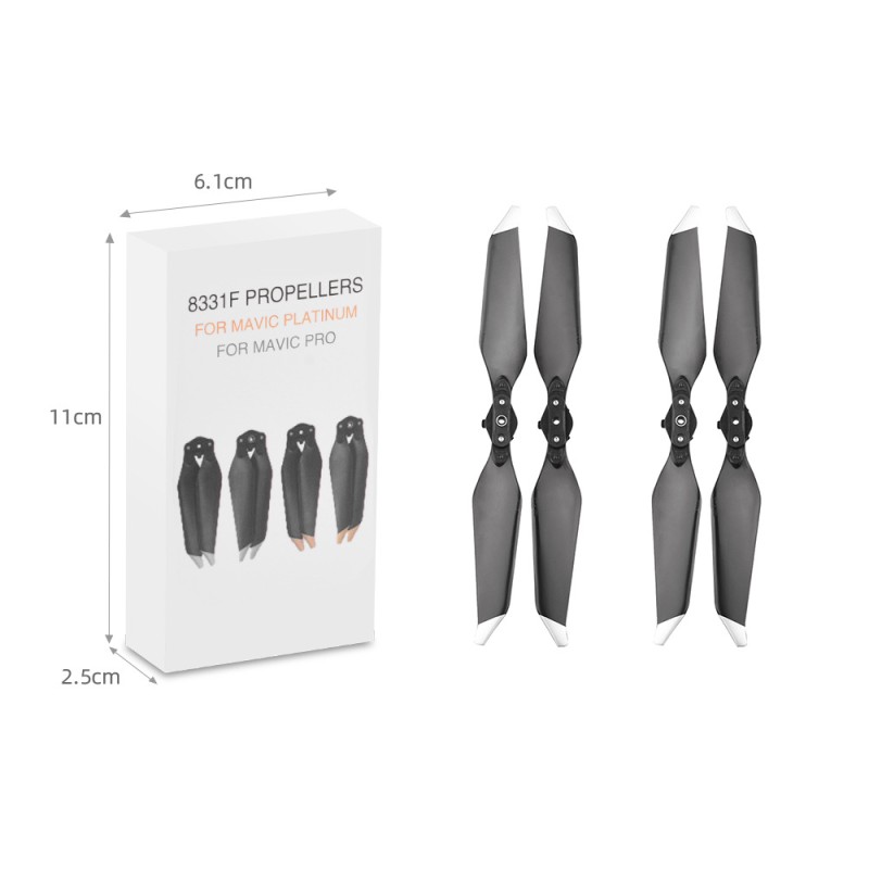 Spare Blades Drone 8331f Propellers Quick-Release Low Noise Props Accessories For Dji Mavic Pro