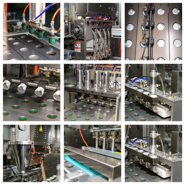 Stainless Steel SUNYI Powder Coffee Capsule Sealing Machine