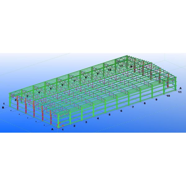 Customized Design Prefabricated Steel Structure Workshop Tailor-Made Metal Workshop Building