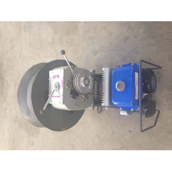 3 Ton 600 Diameter Cable Capstan Pulling Winch with Yamaha Gasoline Engine for Cable Stringing