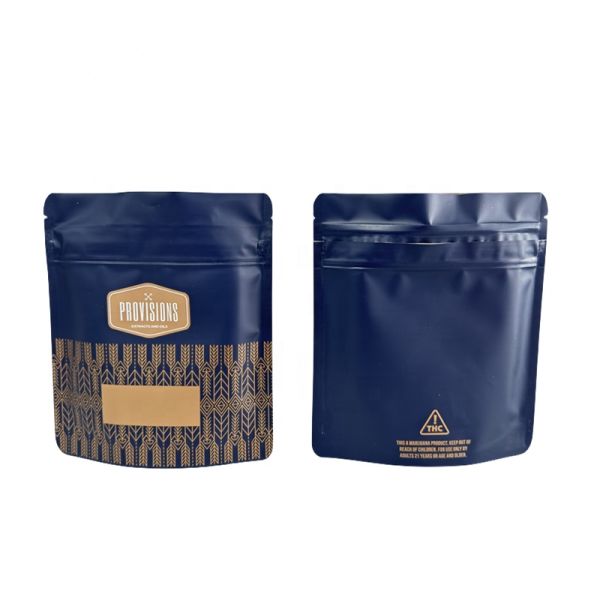 Customized Foil Bag For Tobacco Leaf Packaging Plastic Empty Natural Leaf Cigar Bags