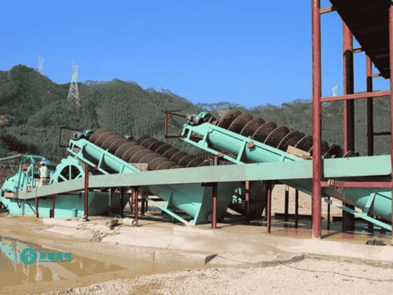 Screw Sand Washer with Dewatering Screen