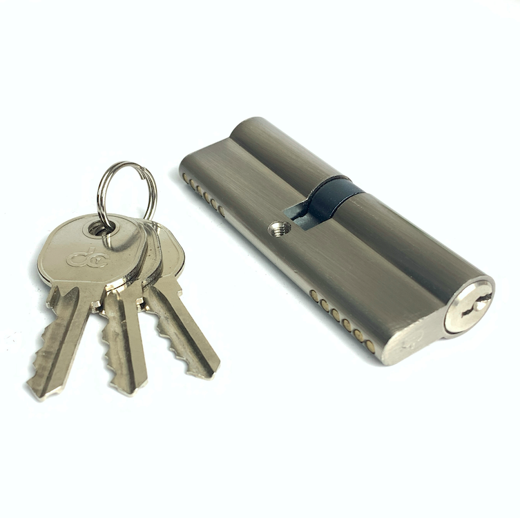 Customized Zinc Cylinder Lock 90mm Both Side Key Cylinder Lock