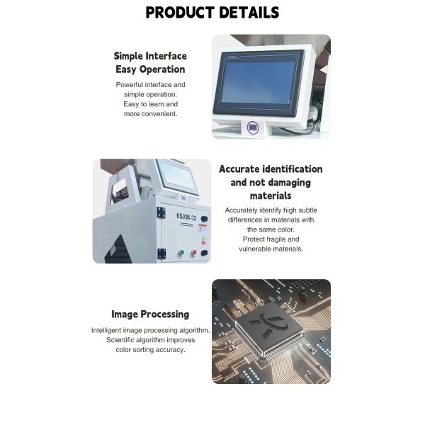 Multi-function MINI Color Sorter Machine for Rice / Peanuts / Sesame / Coffee / Grains / Nut