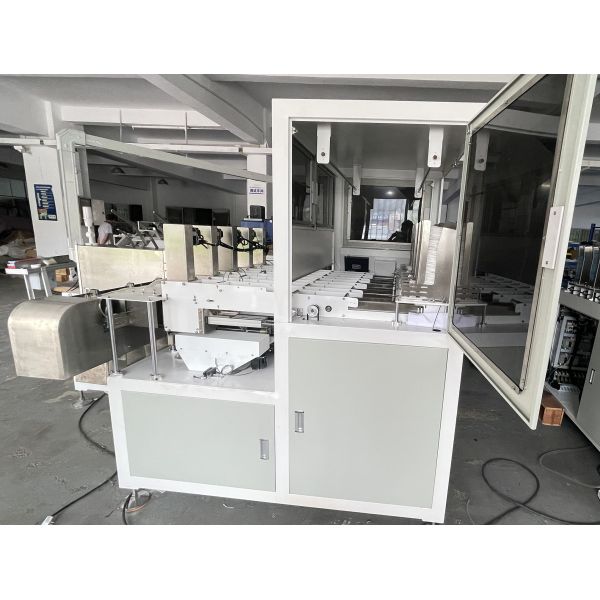 Automatic Box Filling Packing Machine Mask Box Folding Sealer Square Mask Box Packing Machine