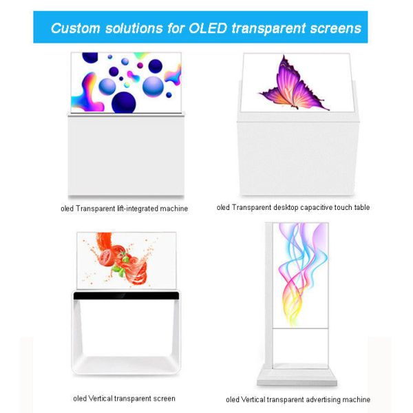 30 Inch HD Interactive Transparent OLED Display – Transparent Digital Signage Solution