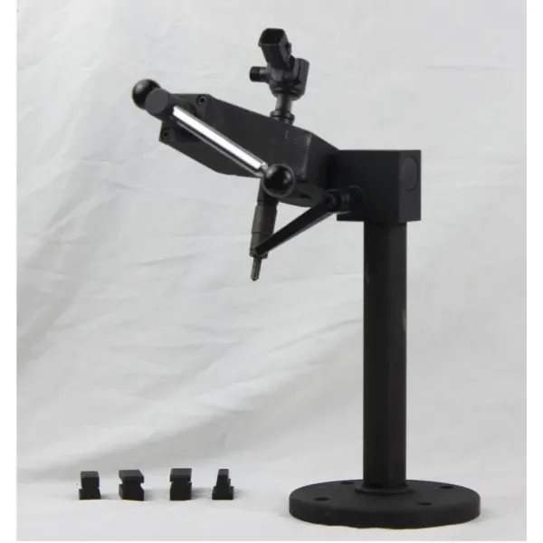 Injector support tool demonstrating tilt functionality