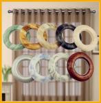 Fashion Prime ABS Plastic Custom Curtain Rings Circles Rod Accessories