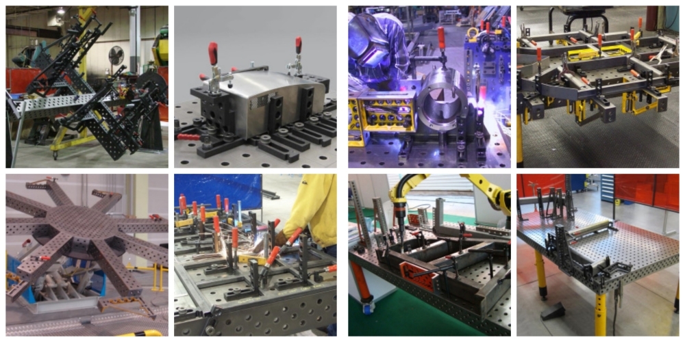 Modular D16 Flexible 3D Welding Table For Accurate Welding Assembly Operations
