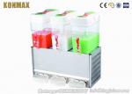 Triple Tank Commercial Automatic Beverage Dispenser Fruit Juice Dispensers 18